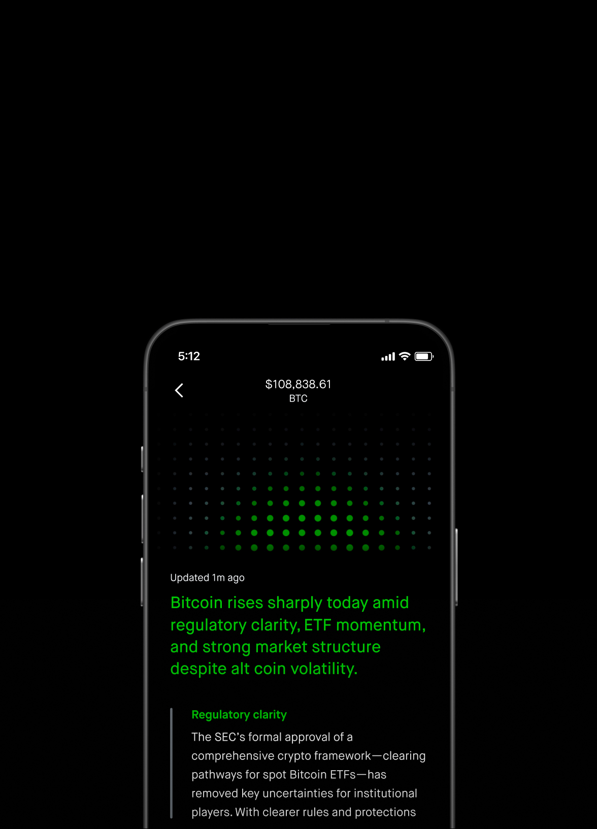 US - AI that summarizes the markets