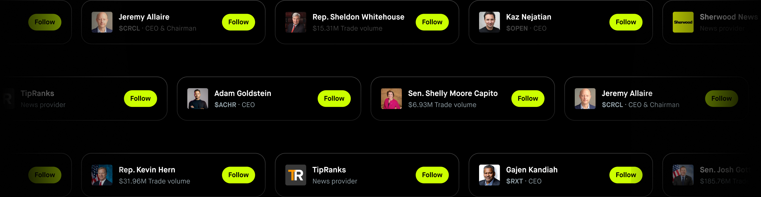 Voices worth following