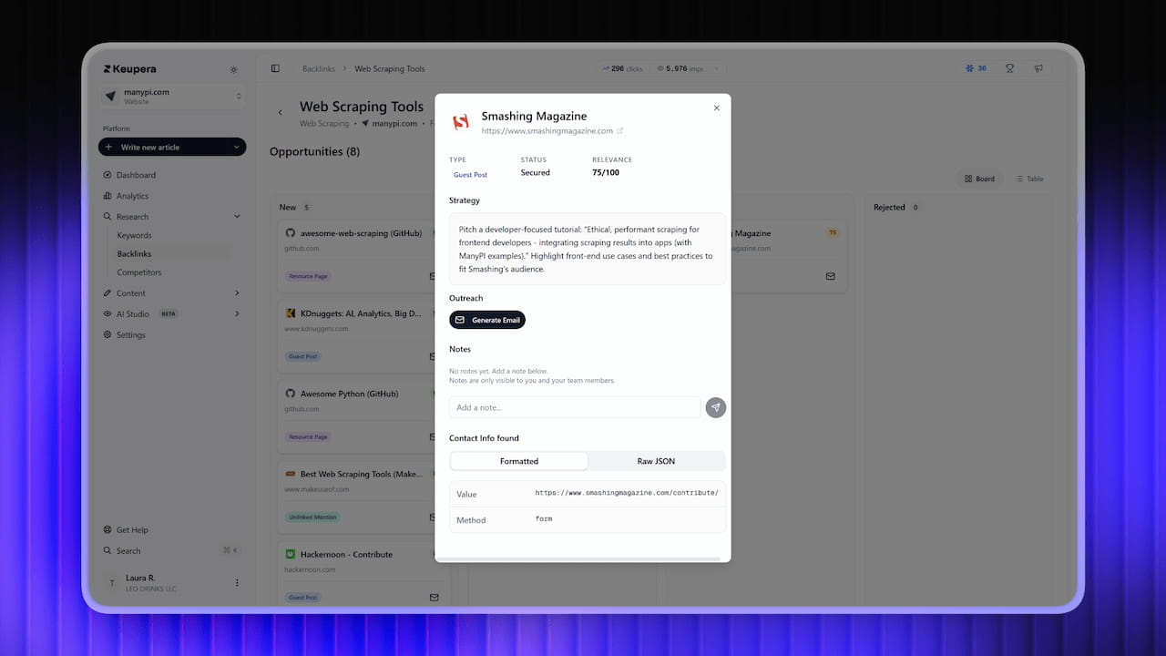 Linkbuilding: Strategies