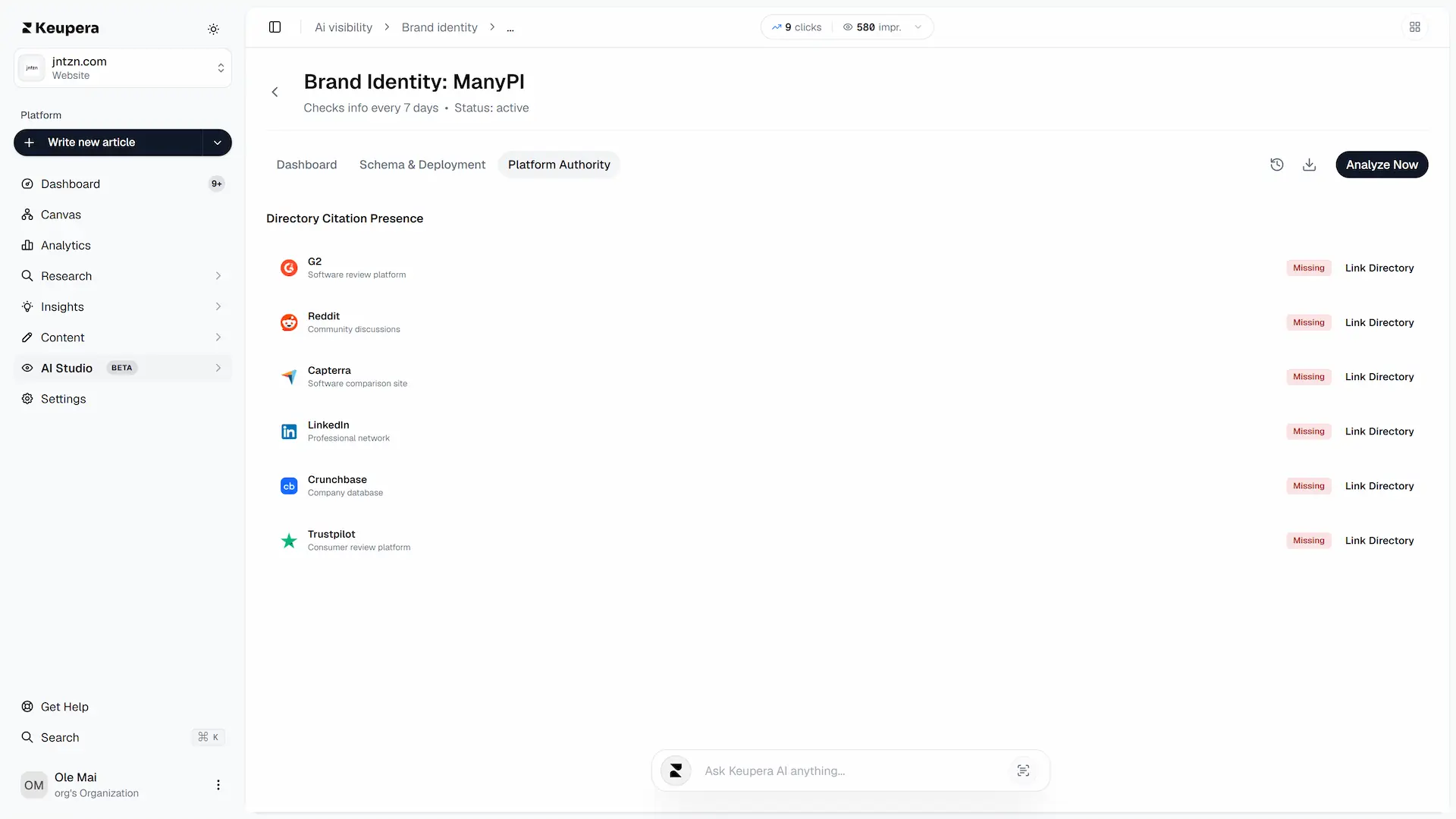 AI SEO and GEO - Branded Web Mentions - Platform Authority - Brand Entity