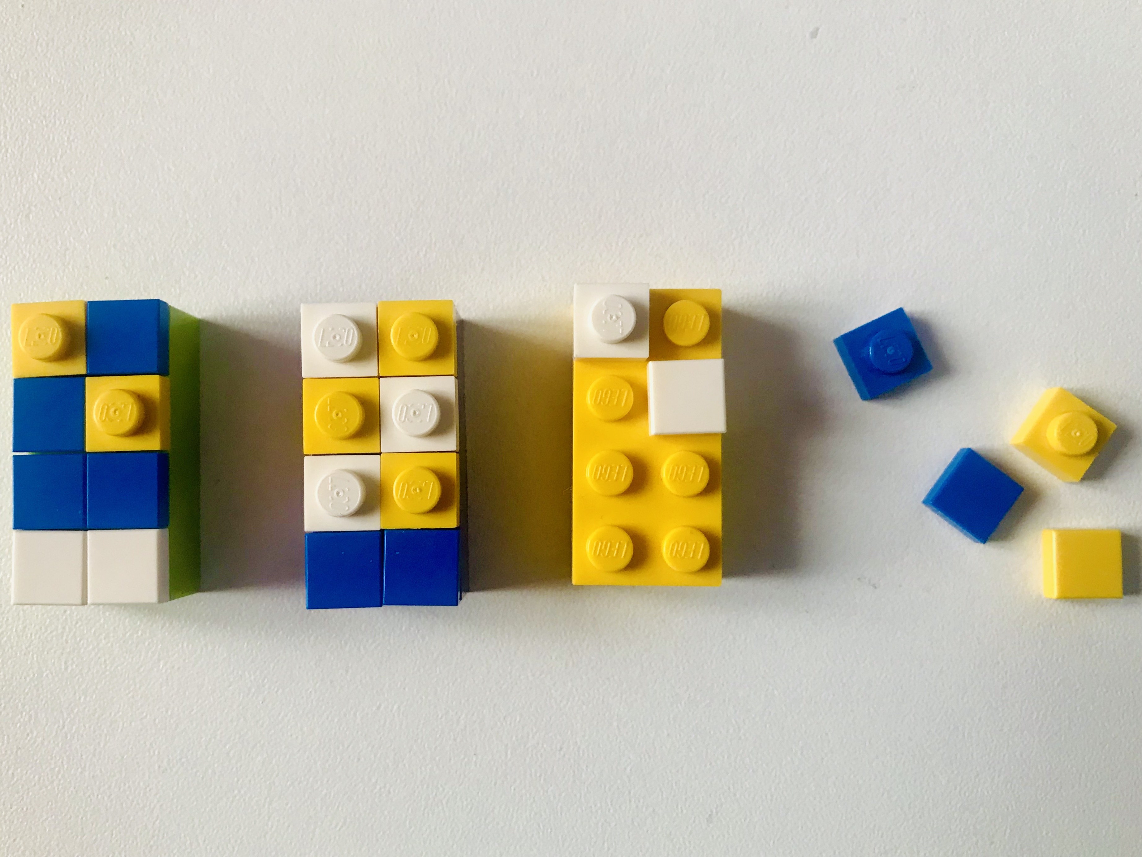 Small tiles to make new Lego Braille Bricks.