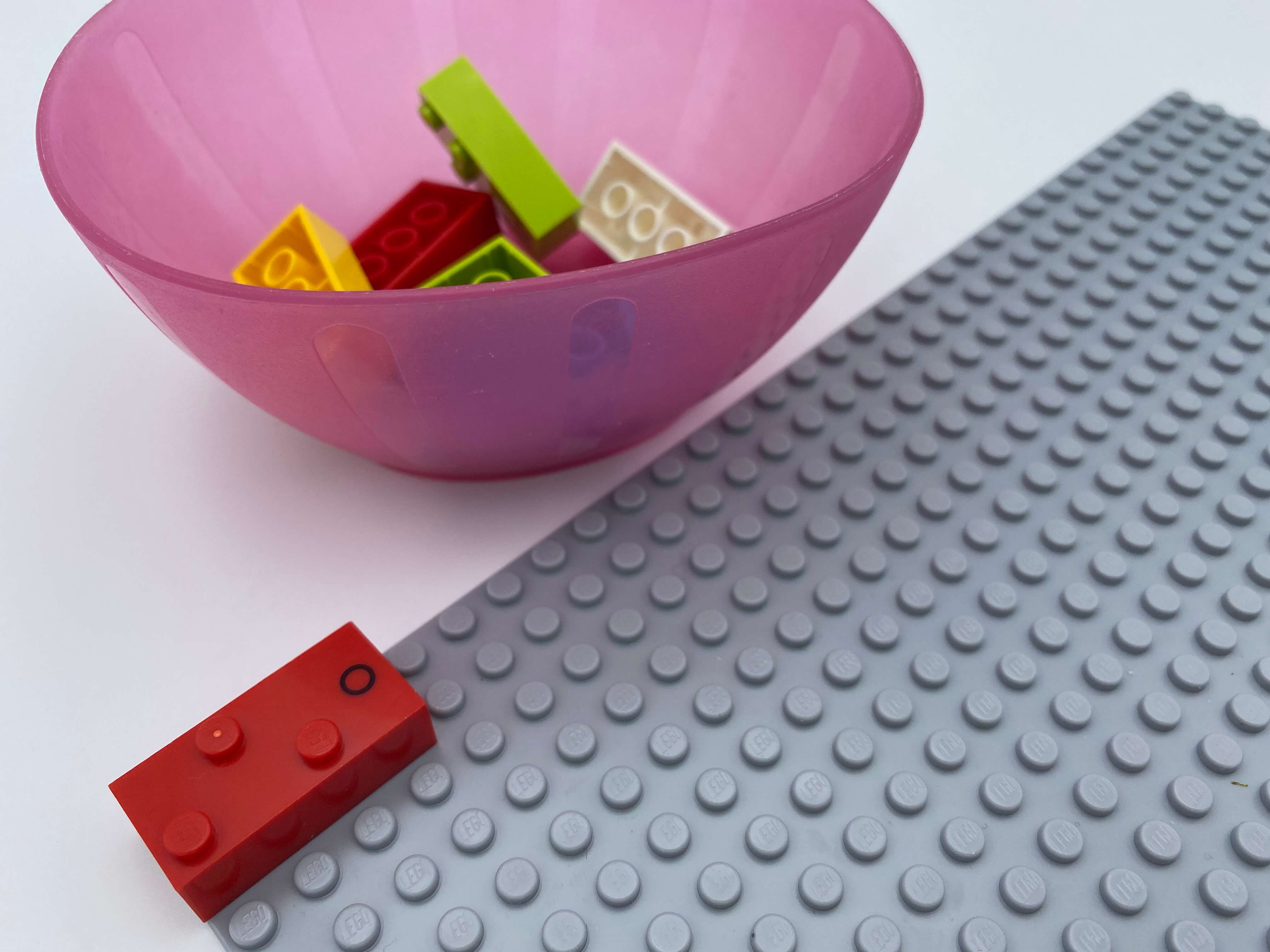 Tic Tac Toe  LEGO Braille Bricks