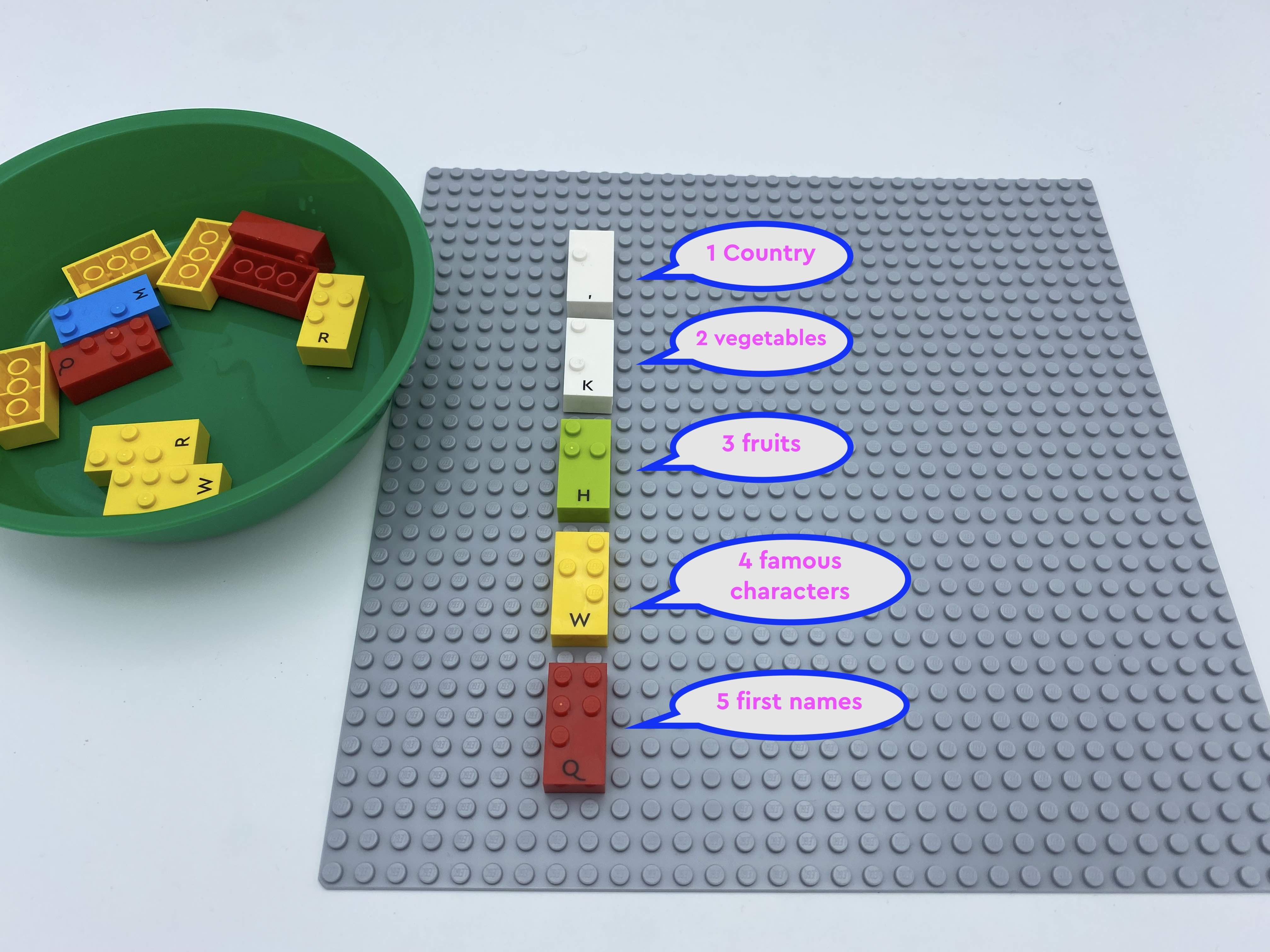 Let's Categories! LEGO Braille Bricks