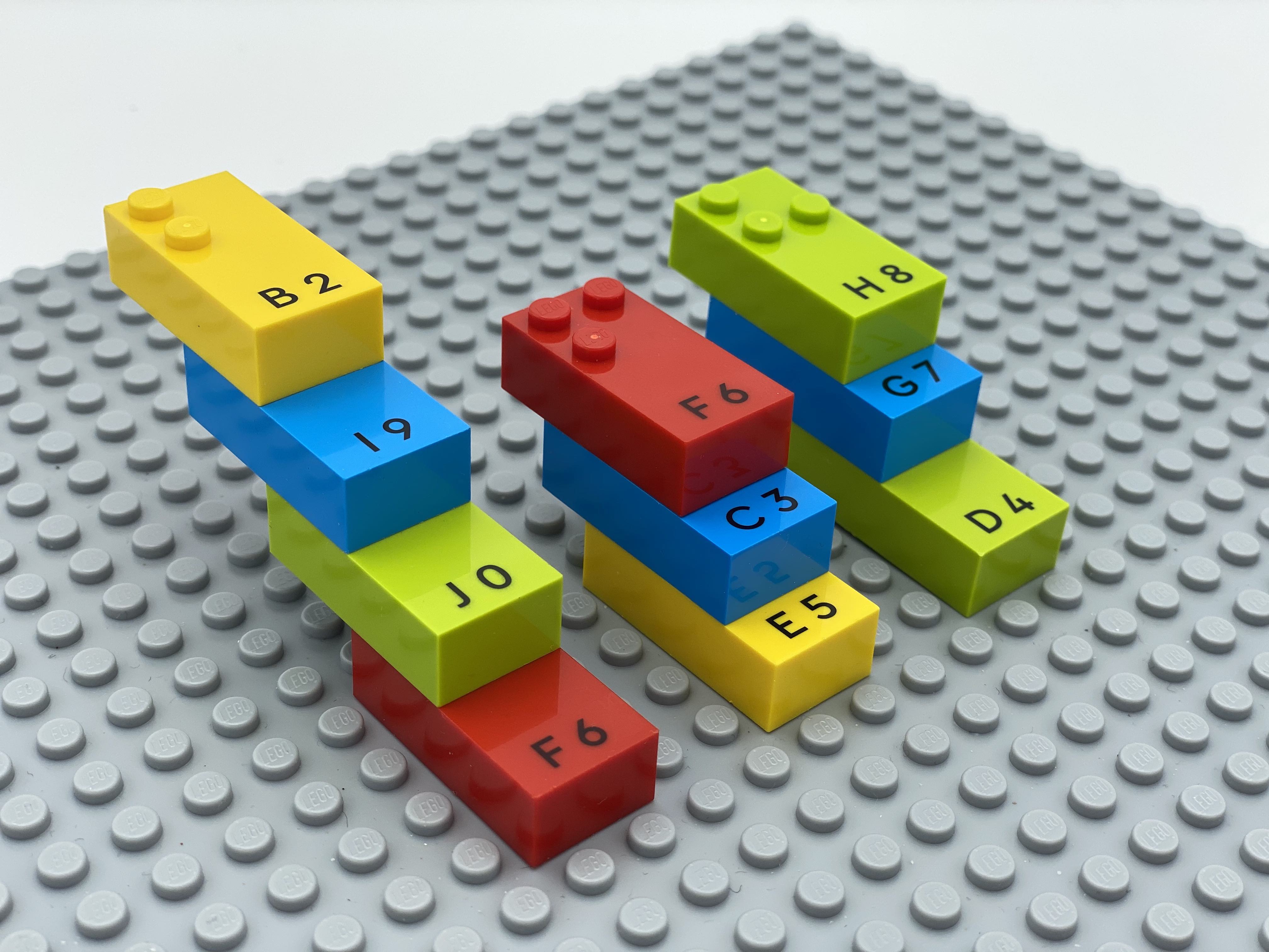 Tic Tac Toe  LEGO Braille Bricks