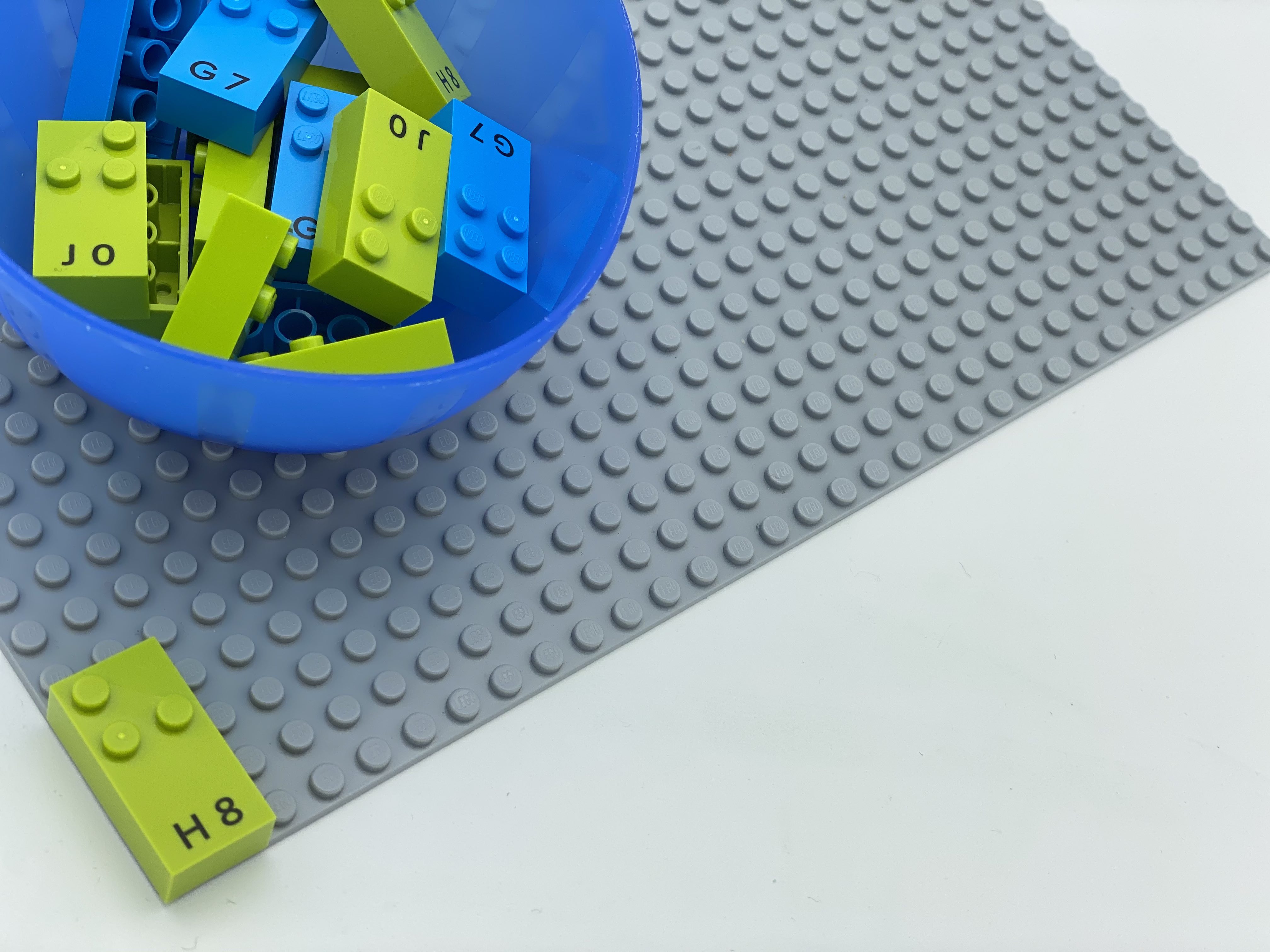 Tic Tac Toe  LEGO Braille Bricks