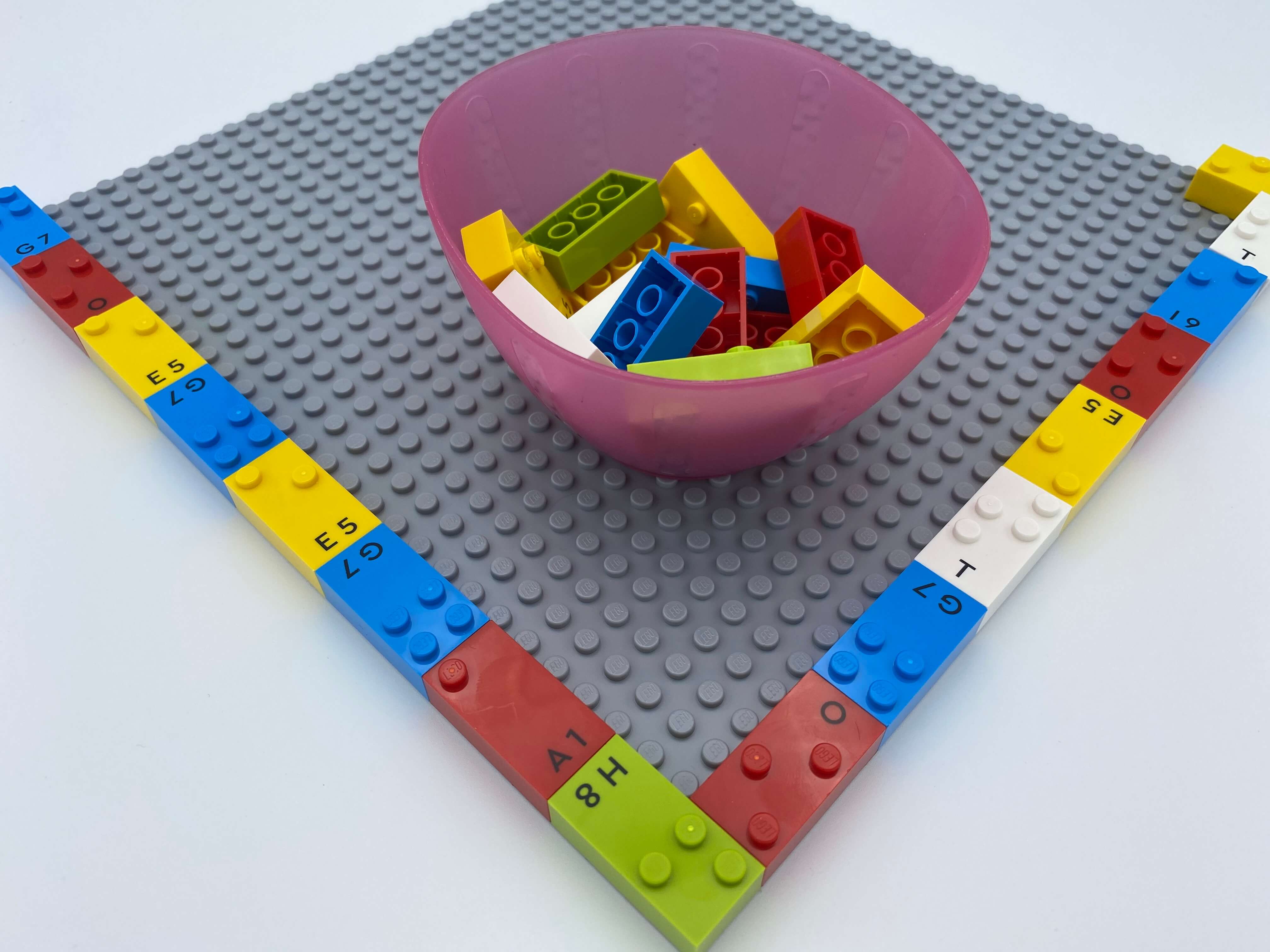 Tic Tac Toe  LEGO Braille Bricks