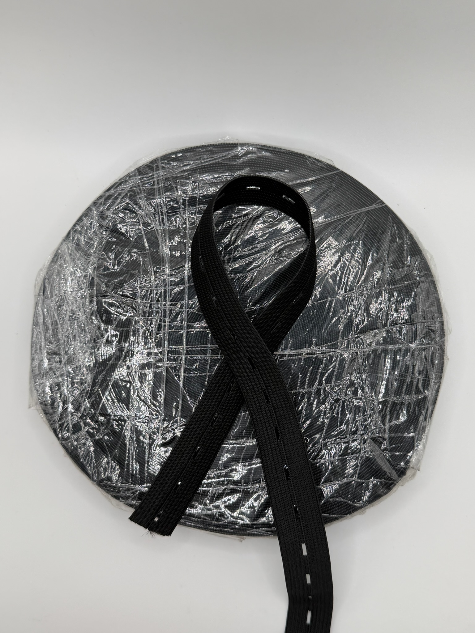 Elastico c/ojales negro