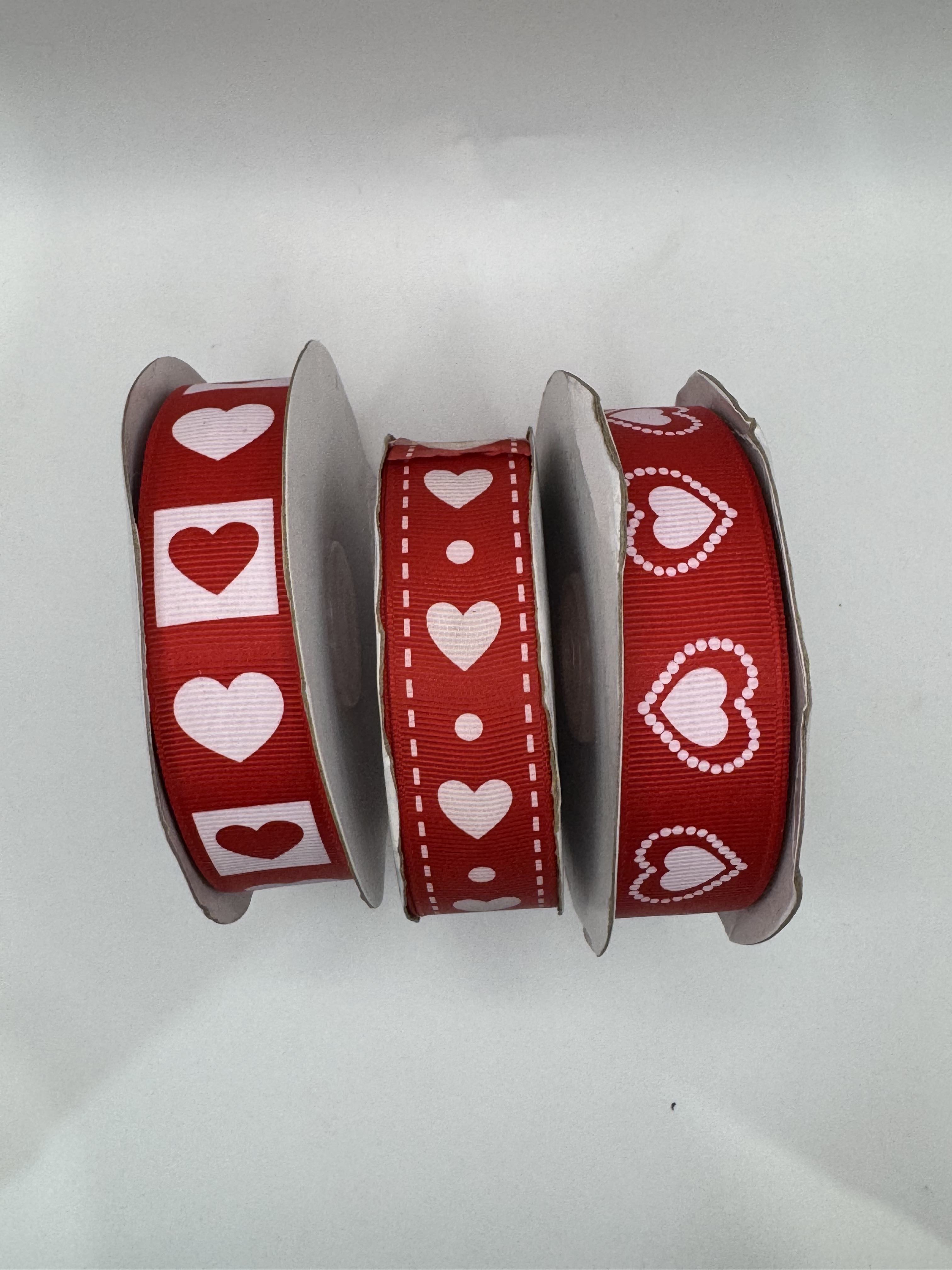 Cinta gross 1" corazones