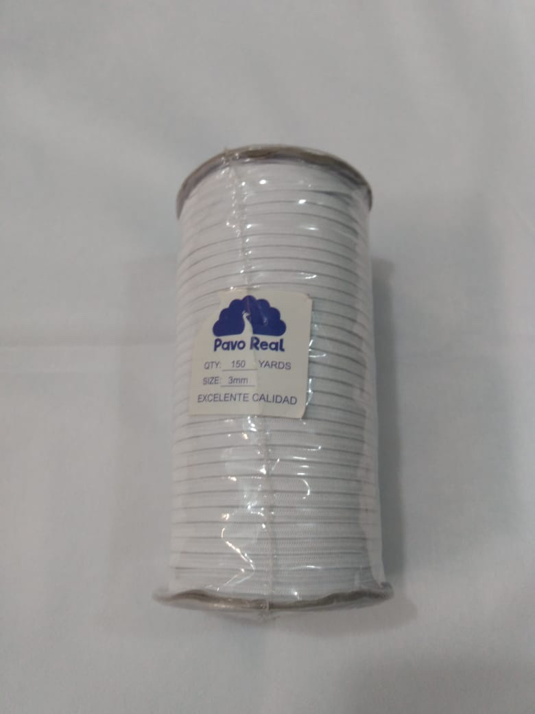 Elastico para manga blanco