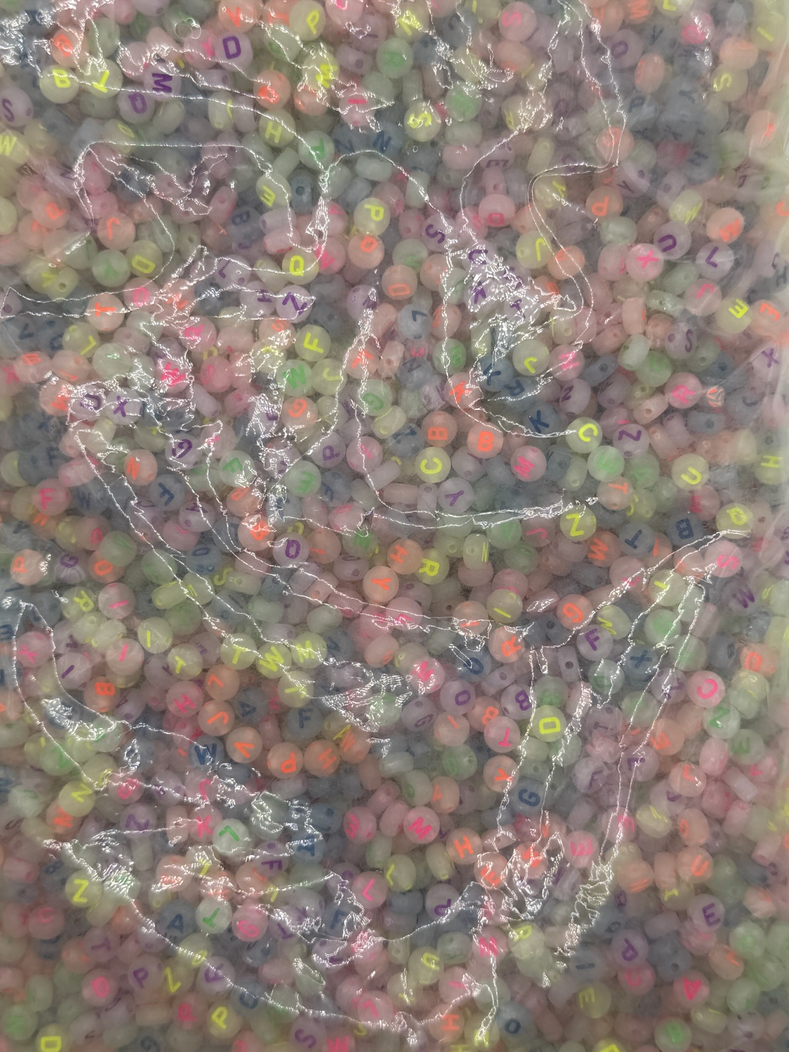 Letras fluorescentes