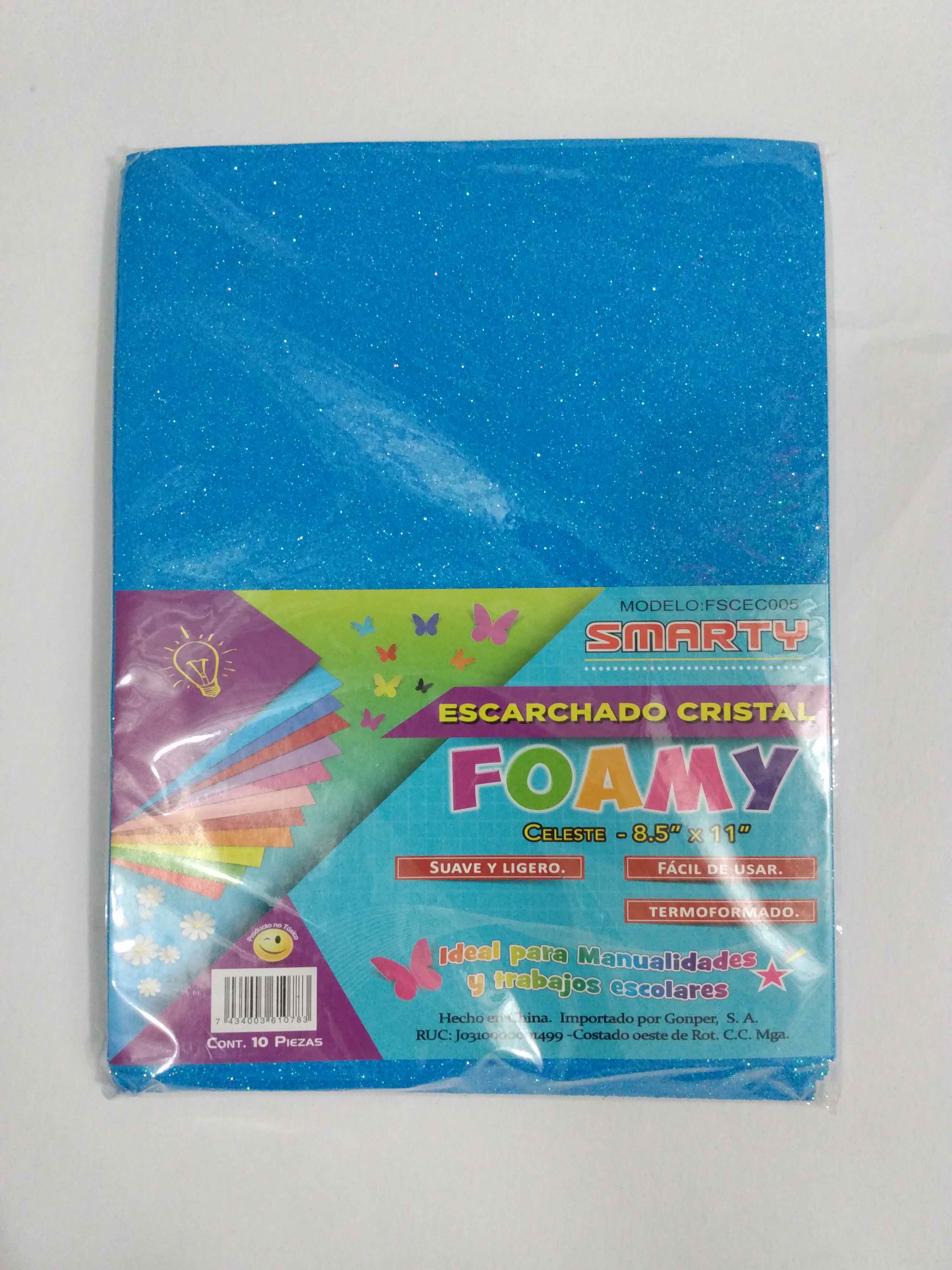Foamy escarchado  8.5x11"
