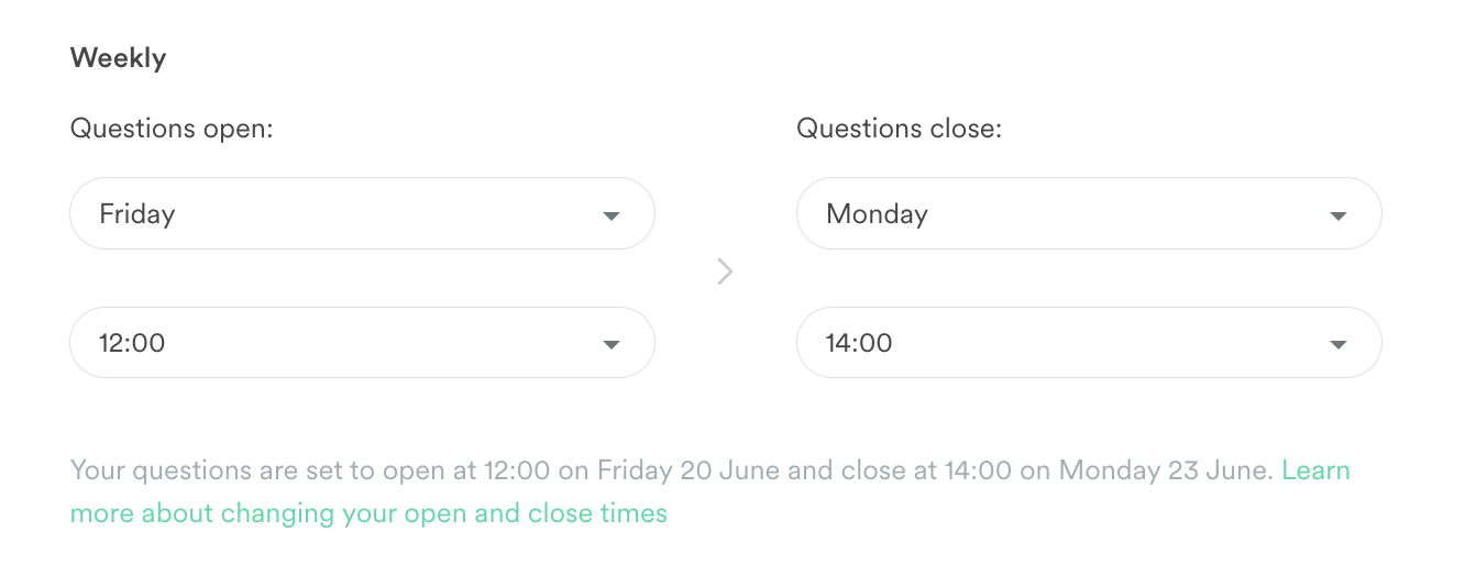 Pro - Weekly Scheduler