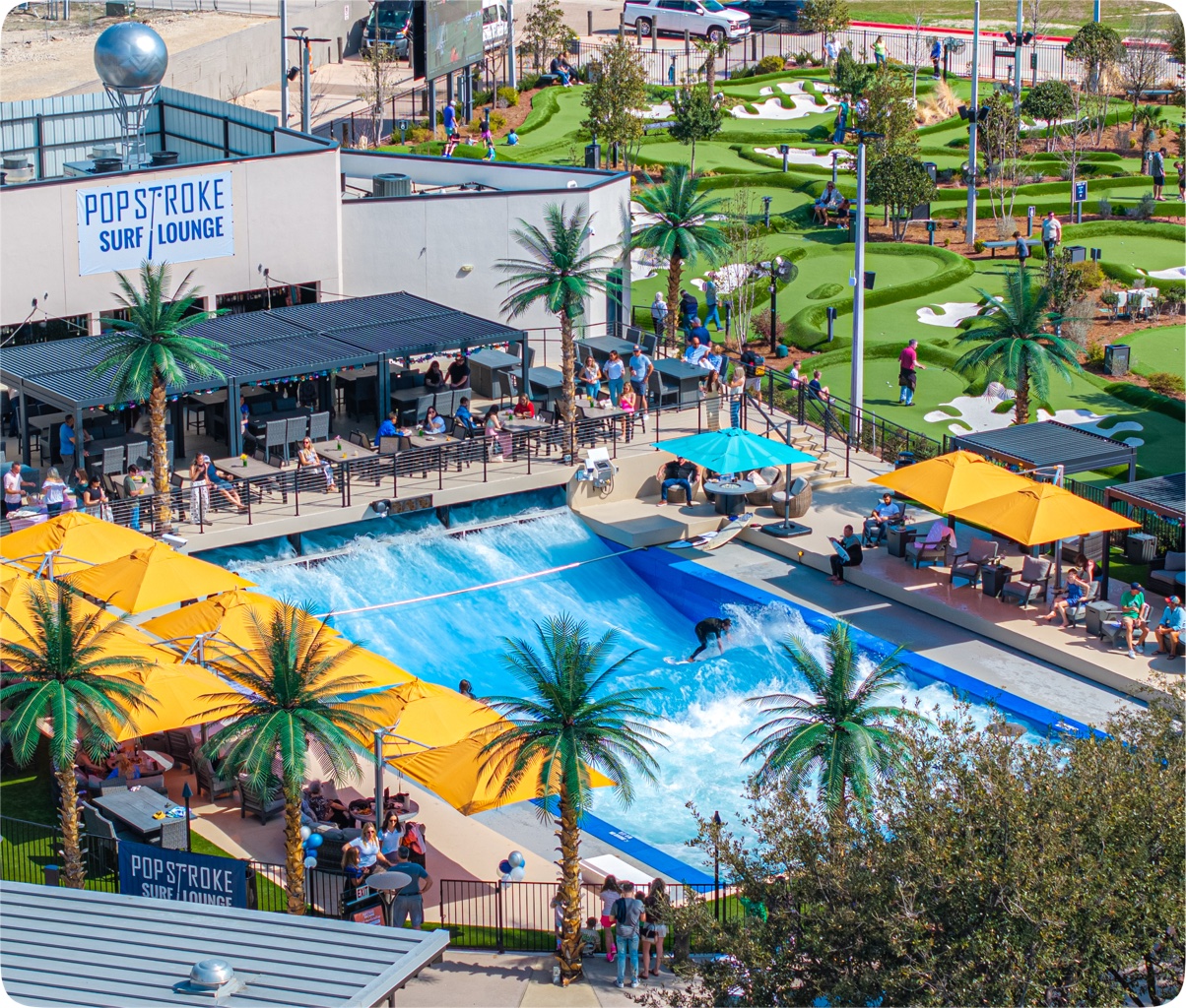 PopStroke Surf Lounge Dallas Texas