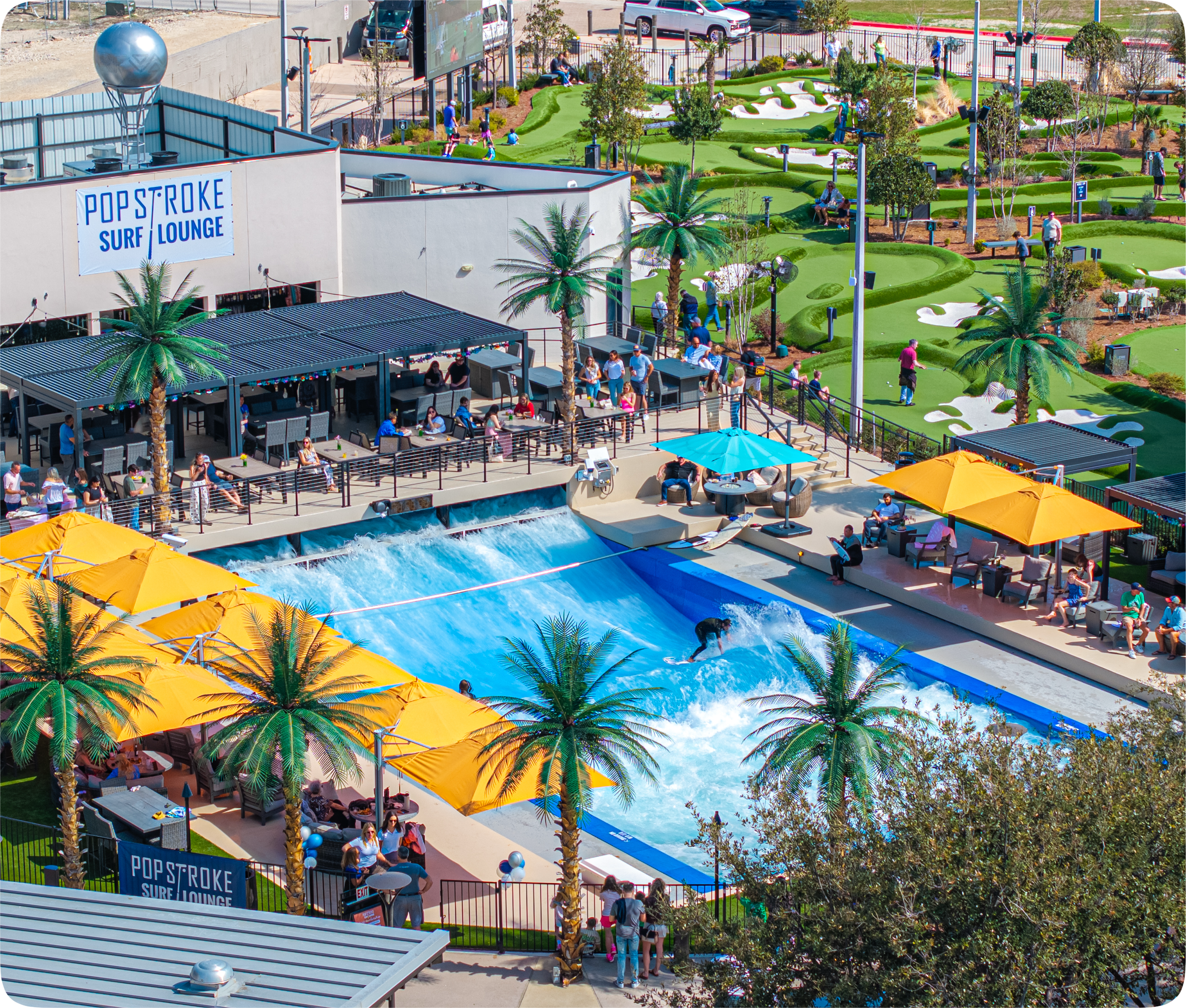 PopStroke Surf Lounge Dallas Texas