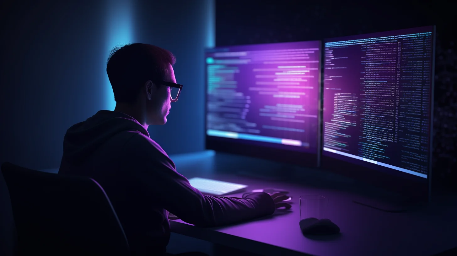 jem4 An image depicting a developer engrossed in working on a l 0c879e4a-356b-4c67-a880-a730b807946f