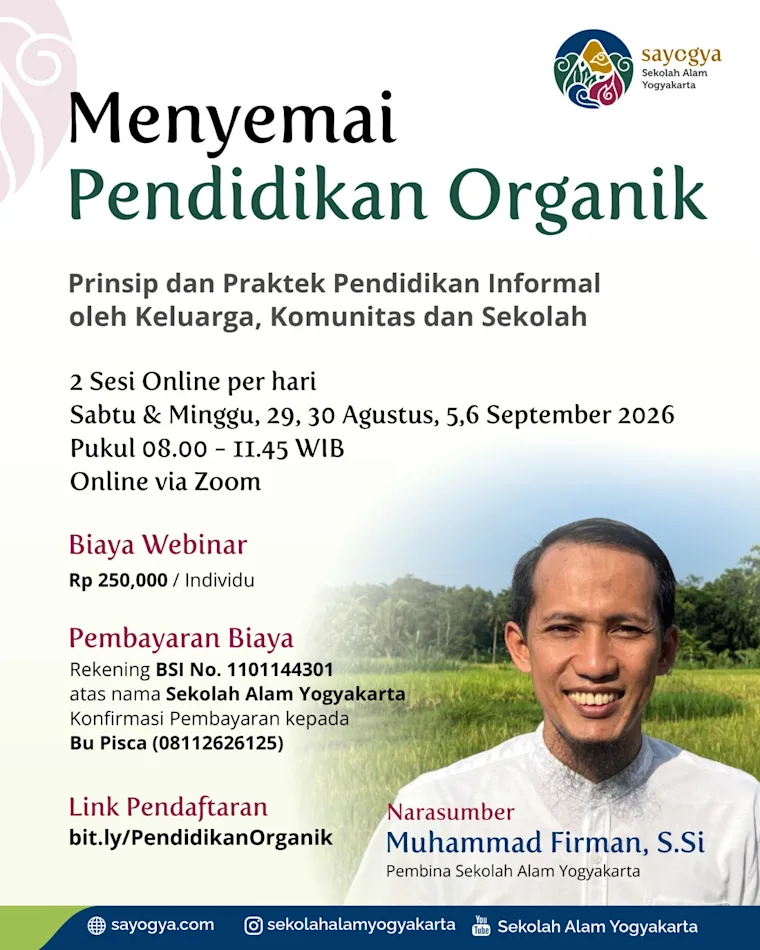 Menyemai Pendidikan Organik