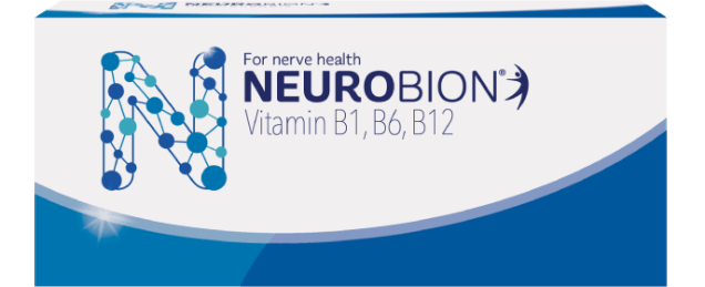 Vitamins B1+B3+B12 (Neurobion) & Vitamins B1+B3+B12 (Neurobion Forte) packshots