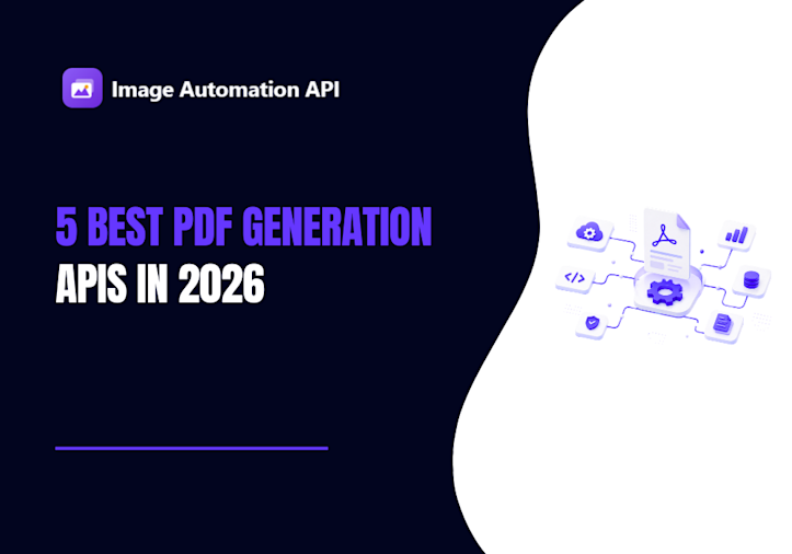 5 Best PDF Generation APIs in 2026