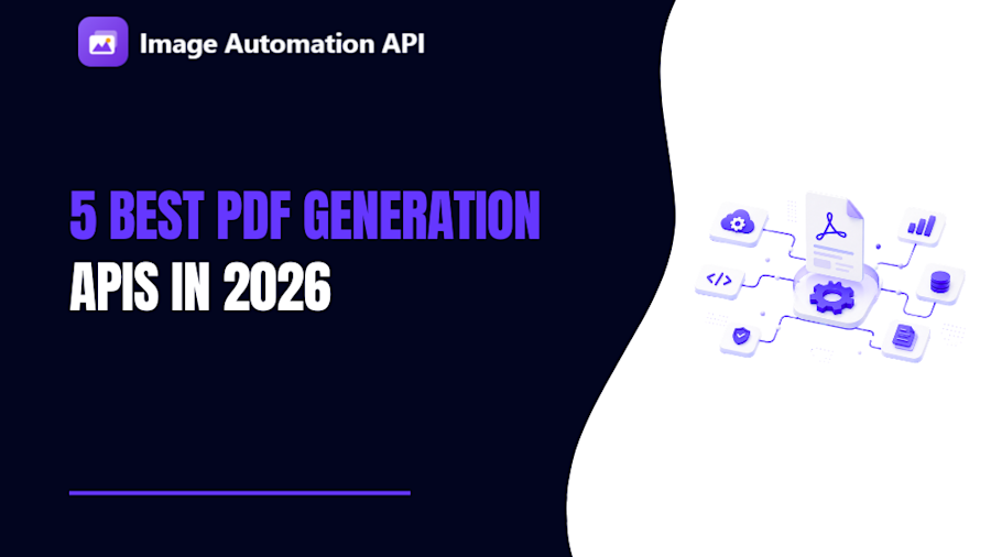 5 Best PDF Generation APIs in 2026