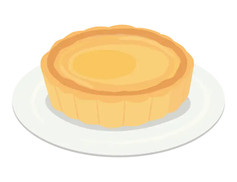 エッグタルトのイラスト