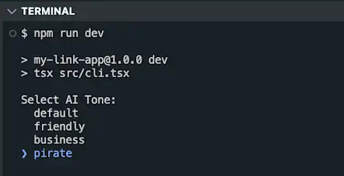 Ink を使って CLI アプリを React で書く
