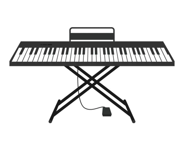 キーボード（鍵盤）のイラスト