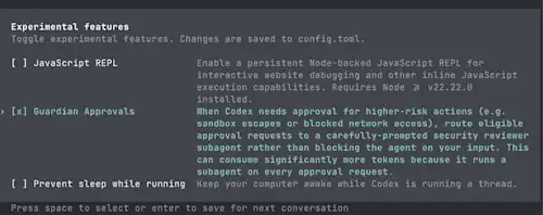 Codex の Sandbox とエージェントの承認について