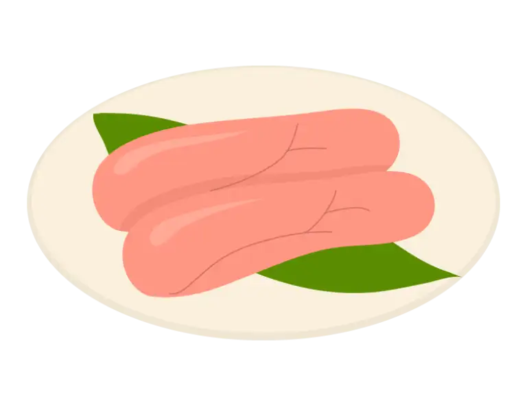 たらこのイラスト
