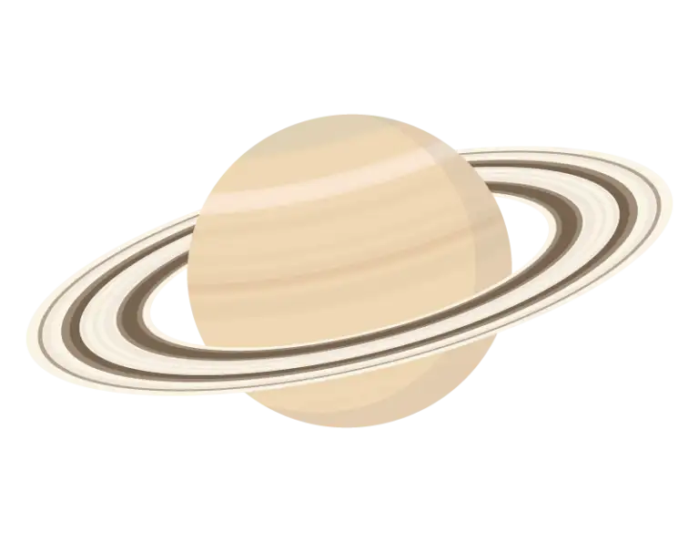 土星のイラスト