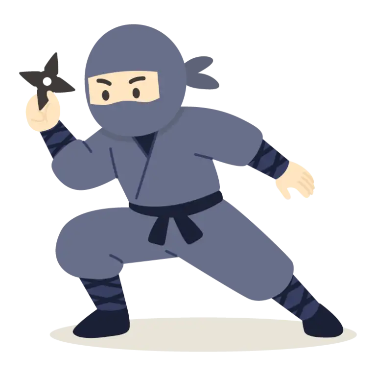 忍者のイラスト