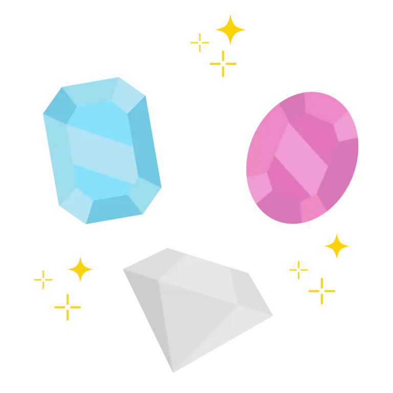 宝石のイラスト