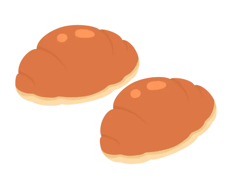 ロールパンのイラスト