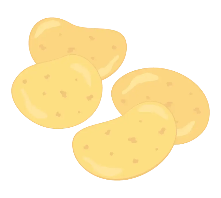 ポテトチップスのイラスト