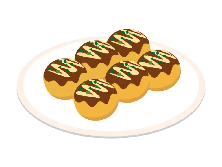たこ焼きのイラスト