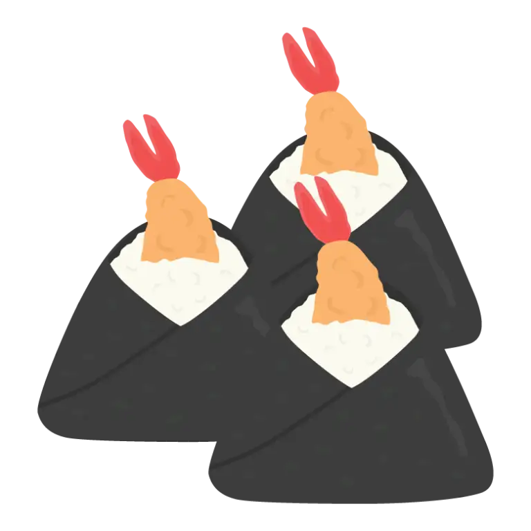 天むすのイラスト