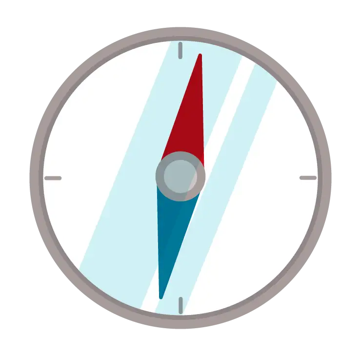 コンパスのイラスト