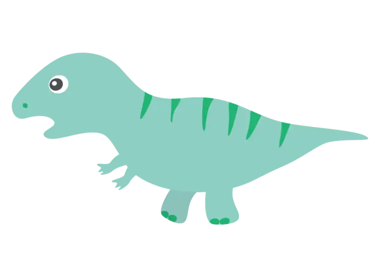 かわいいティラノサウルスのイラスト