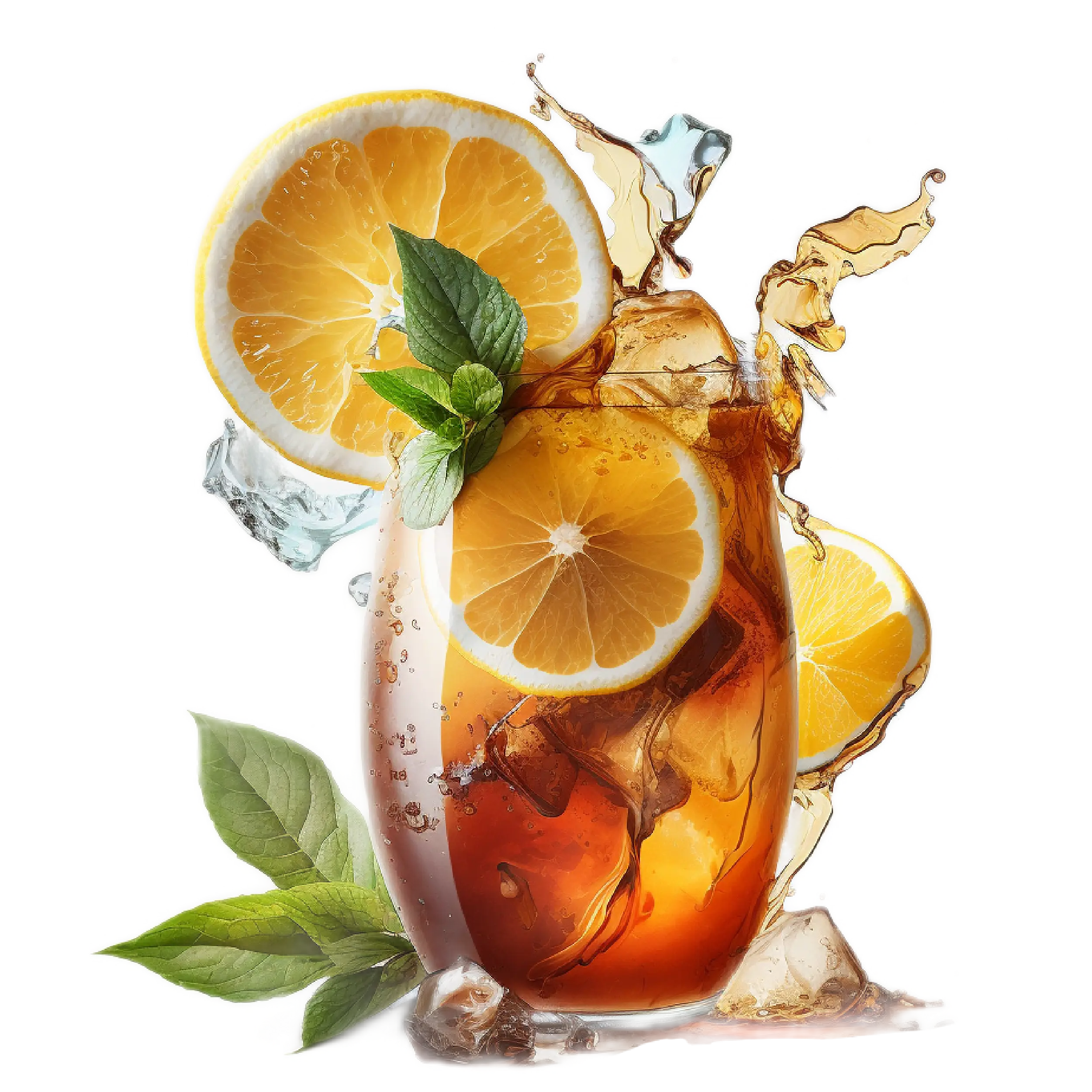 summer iced lemon tea