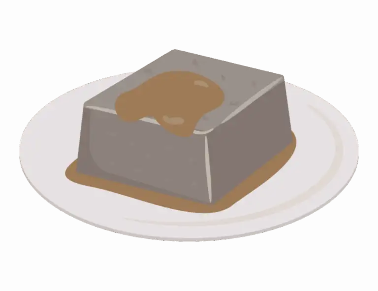 ごま豆腐のイラスト