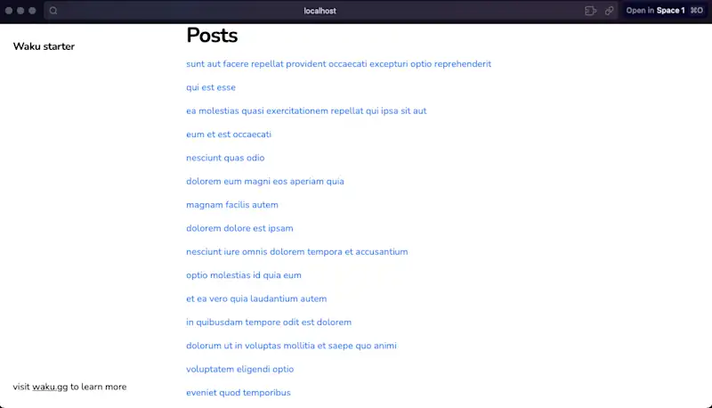 React Server Components を使うためのミニマムなフレームワーク Waku