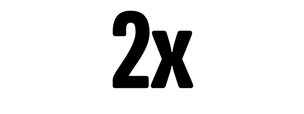 2x