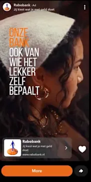 Snapchat helped Rabobank break benchmarks with an AR campaign that generated 81K shares and over half a million two-second lens plays.