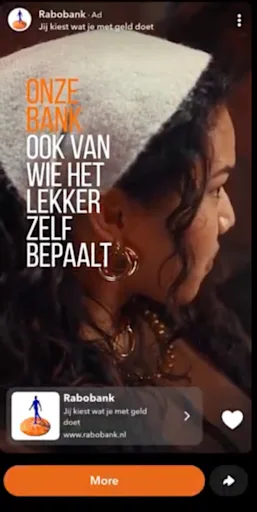 Snapchat helped Rabobank break benchmarks with an AR campaign that generated 81K shares and over half a million two-second lens plays.