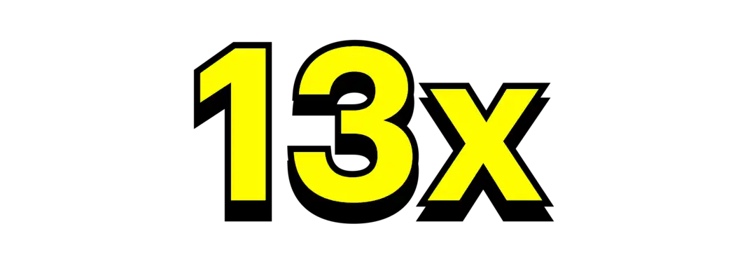 13x