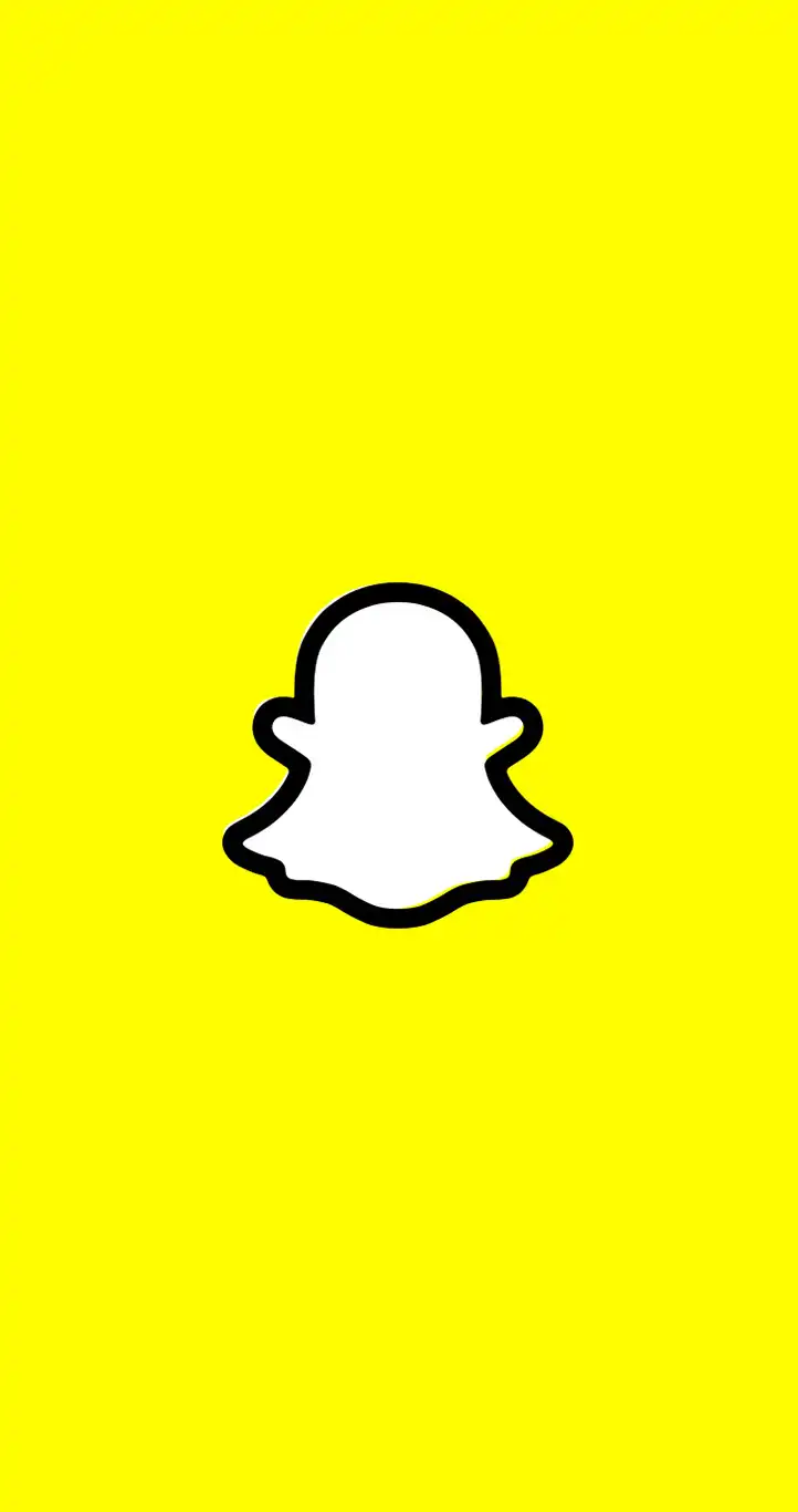Snapchat yellow ghost logo