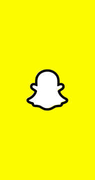 Snapchat yellow ghost logo