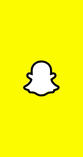 Snapchat yellow ghost logo