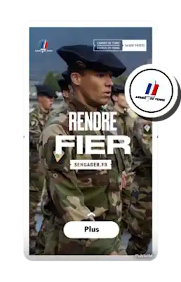 Snapchat ad for French Army.