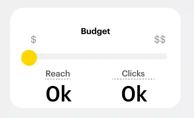 Budget slider