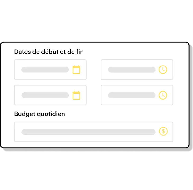 Image showing how to set your budet and duration